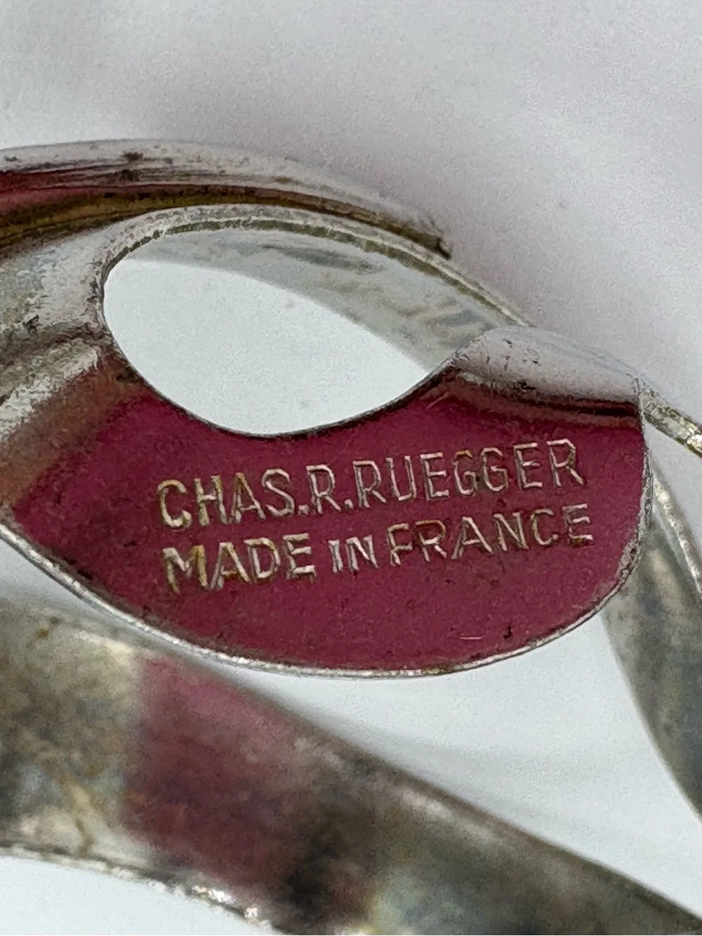 Vintage Chas R Ruegger French Asparagus Tongs Set of 2 Made in France